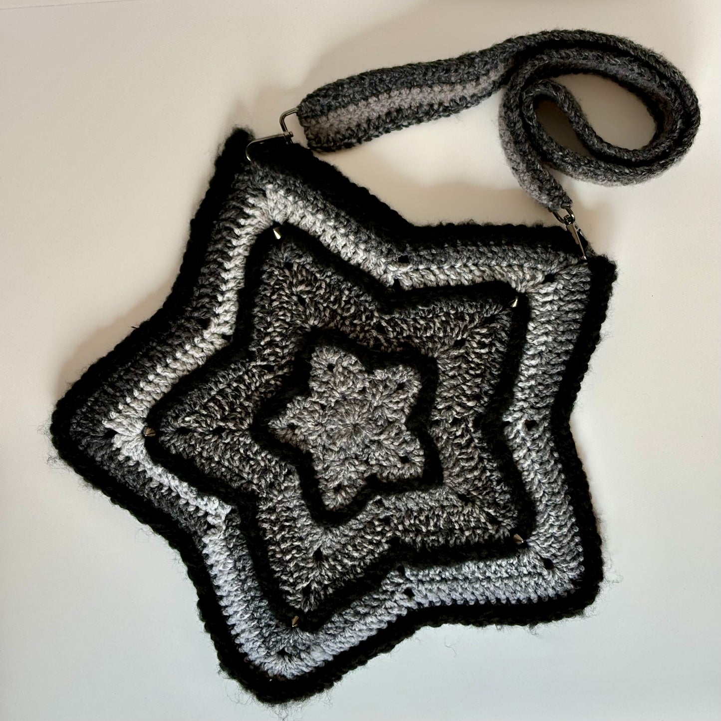 Black and Grey Star bag