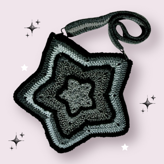 Black and Grey Star bag